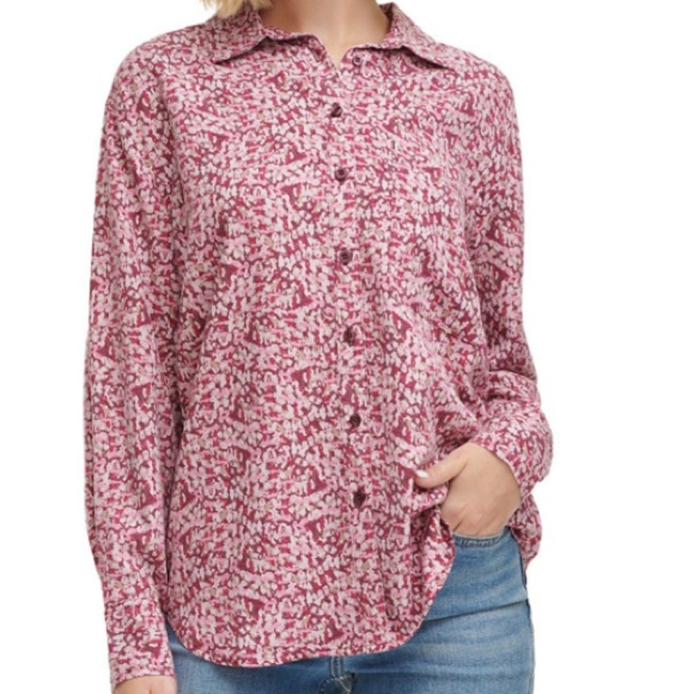 Calvin Klein Pink Button Down Shirt